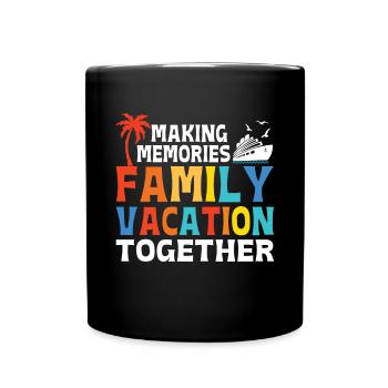 Croisière Voyage en famille Vacances en bateau Patry en famille - Mug uni - noir - Devant