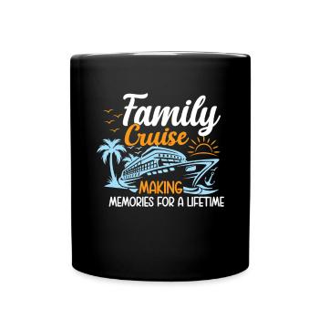 Croisière Voyage en famille Vacances en bateau Patry en famille - Mug uni - noir - Devant