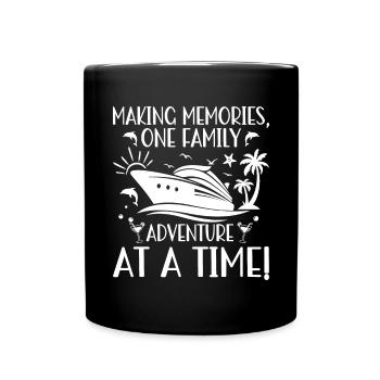 Croisière Voyage en famille Vacances en bateau Patry en famille - Mug uni - noir - Devant