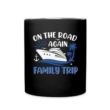 Croisière Voyage en famille Vacances en bateau Patry en famille - Mug uni - noir - Devant