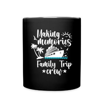 Croisière Voyage en famille Vacances en bateau Patry en famille - Mug uni - noir - Devant