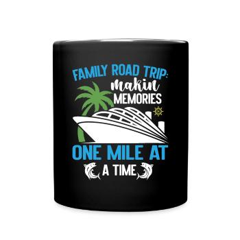 Croisière Voyage en famille Vacances en bateau Patry en famille - Mug uni - noir - Devant