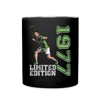 Limited Edition 1977 Limited Edition Tennis - Full Colour Mug - black - Front