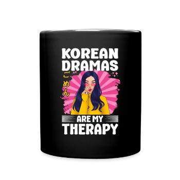Korean Drama Enthusiast Exclusive Collection Gifts - Tasse einfarbig - Schwarz - Vorne