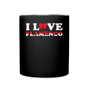 J’aime le flamenco, la passion et le rythme - Mug uni - noir - Devant