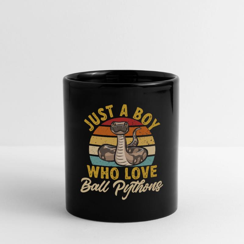 Ball Python Snake King Python Mug uni