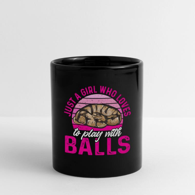 Ball Python Snake King Python Mug uni