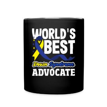 L’amour ne compte pas les chromosomes du syndrome de Down - Mug uni - noir - Devant