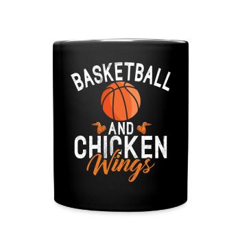 Chicken Wings Gifts - Full Colour Mug - black - Front