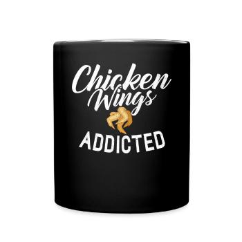 Chicken Wings Gifts - Full Colour Mug - black - Front