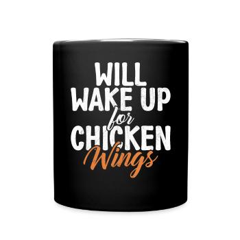 Chicken Wings Gifts - Full Colour Mug - black - Front