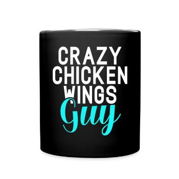 Cadeaux d’ailes de poulet - Mug uni - noir - Devant