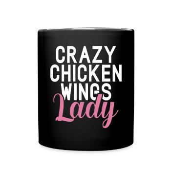 Cadeaux d’ailes de poulet - Mug uni - noir - Devant