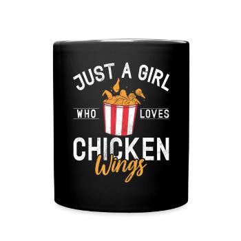 Chicken Wings Gifts - Full Colour Mug - black - Front