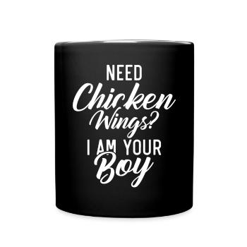 Chicken Wings Gifts - Full Colour Mug - black - Front