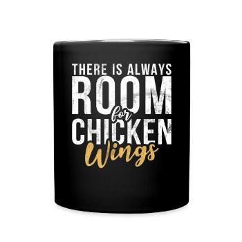Cadeaux d’ailes de poulet - Mug uni - noir - Devant