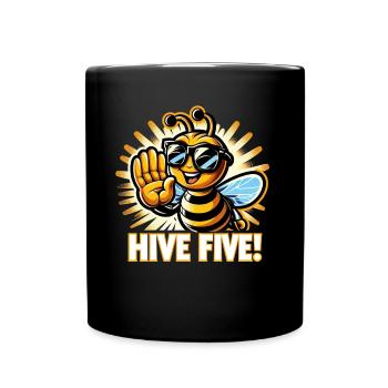 Bienenliebhaber Bienenzüchter Naturfreunde Imker - Tasse einfarbig - Schwarz - Vorne