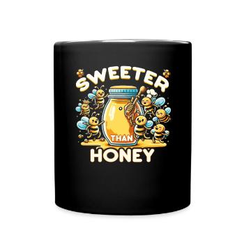 Bienenliebhaber Bienenzüchter Naturfreunde Imker - Tasse einfarbig - Schwarz - Vorne