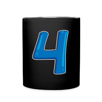 4 - Mug uni - noir - Devant