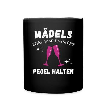 Girls' Level Hold – Cadeau d’enterrement de vie de garçon - Mug uni - noir - Devant