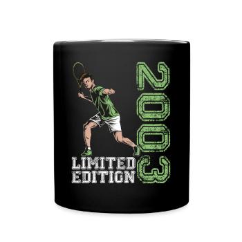 Édition limitée 2003 Édition limitée Tennis - Mug uni - noir - Devant