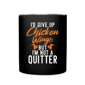 Chicken Wings Gifts - Full Colour Mug - black - Front