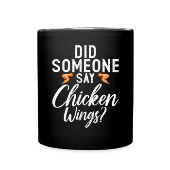Chicken Wings Gifts - Full Colour Mug - black - Front