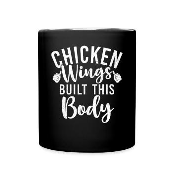 Chicken Wings Gifts - Full Colour Mug - black - Front