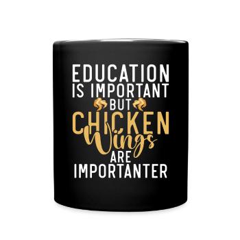 Chicken Wings Gifts - Full Colour Mug - black - Front