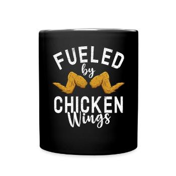 Chicken Wings Gifts - Full Colour Mug - black - Front