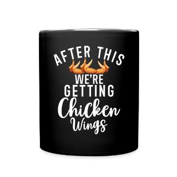 Chicken Wings Gifts - Full Colour Mug - black - Front