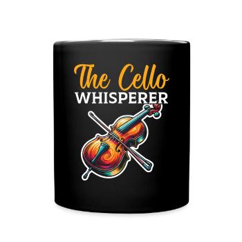 Cello Teacher Musical Cello Player Cellist - Full Colour Mug - black - Front