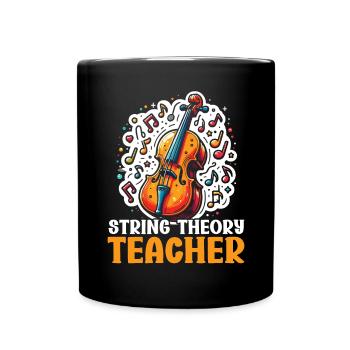 Cello Teacher Musical Cello Player Cellist - Full Colour Mug - black - Front
