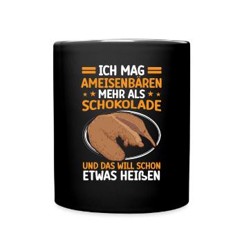Comme Fourmilier Plus de Fourmilier Ours - Mug uni - noir - Devant