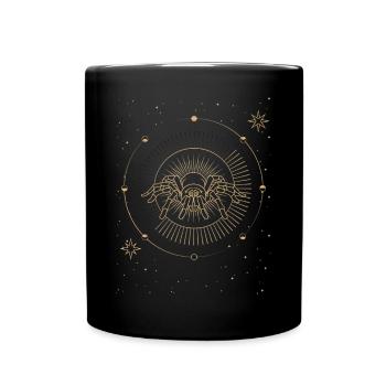 Araignée Céleste Mystère et Élégance - Mug uni - noir - Devant
