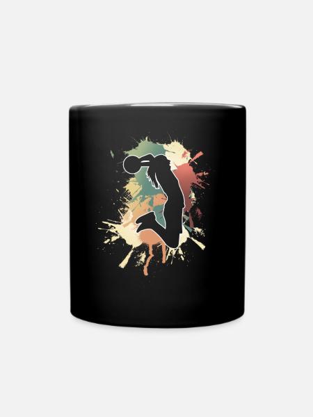 Basketball Basketballerin Frauen Basketball - Tasse einfarbig - Schwarz