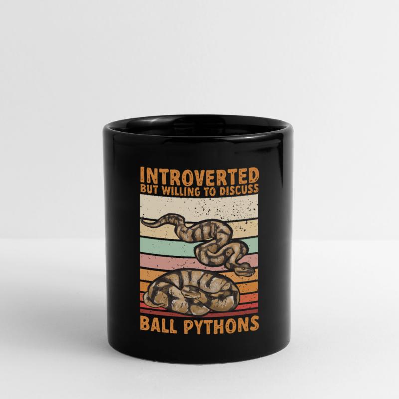 Ball Python Snake King Python Mug uni