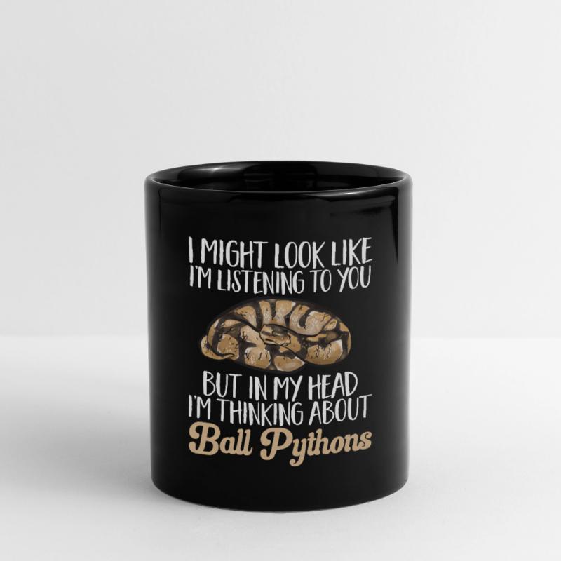 Ball Python Schlange Königspython Tasse einfarbig