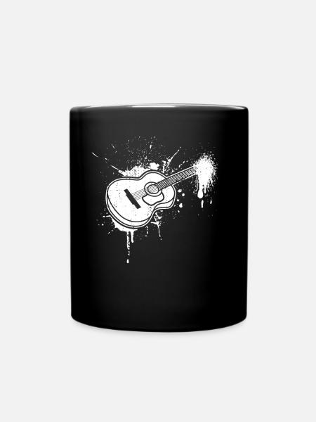 Dessin de guitare - Mug uni - noir