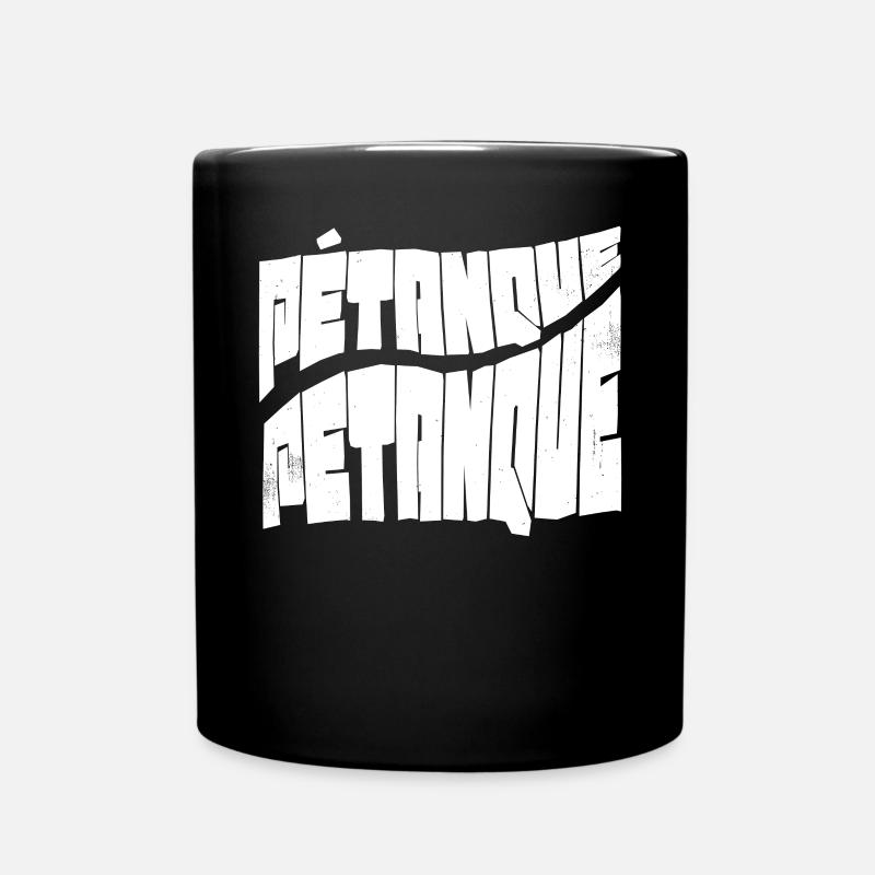 Boules de pétanque pour pétanque, pétanque et pétanque - Mug uni - noir