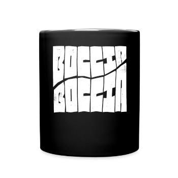 Vêtements de joueur de pétanque avec boules de pétanque - Mug uni - noir - Devant