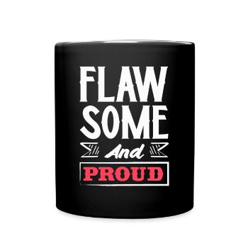 Embrace Your Quirks - Authenticity Is Gorgeous - Full Colour Mug - black - Front