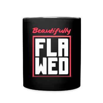 Embrace Your Quirks - Authenticity Is Gorgeous - Full Colour Mug - black - Front