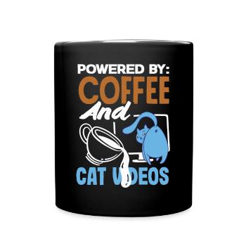 Emergency Chocolate Bar Humorous Stress-Relief - Full Colour Mug - black - Front