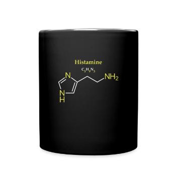 Histamine Molécule - Mug uni - noir - Devant