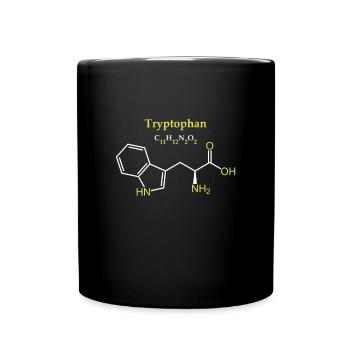 Tryptophane Molécule - Mug uni - noir - Devant