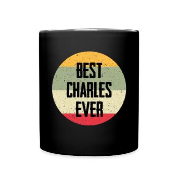 Best Charles Ever - Tasse einfarbig - Schwarz - Vorne