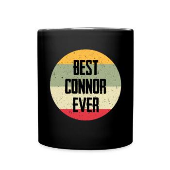 Best Connor Ever - Tasse einfarbig - Schwarz - Vorne