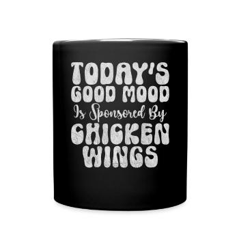 Chicken Wings Gifts - Full Colour Mug - black - Front