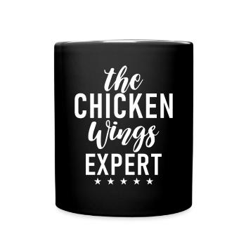 Chicken Wings Gifts - Full Colour Mug - black - Front